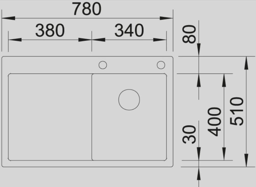 Blanco -  Claron 4 S - IF  Paslanmaz Çelik Eviye