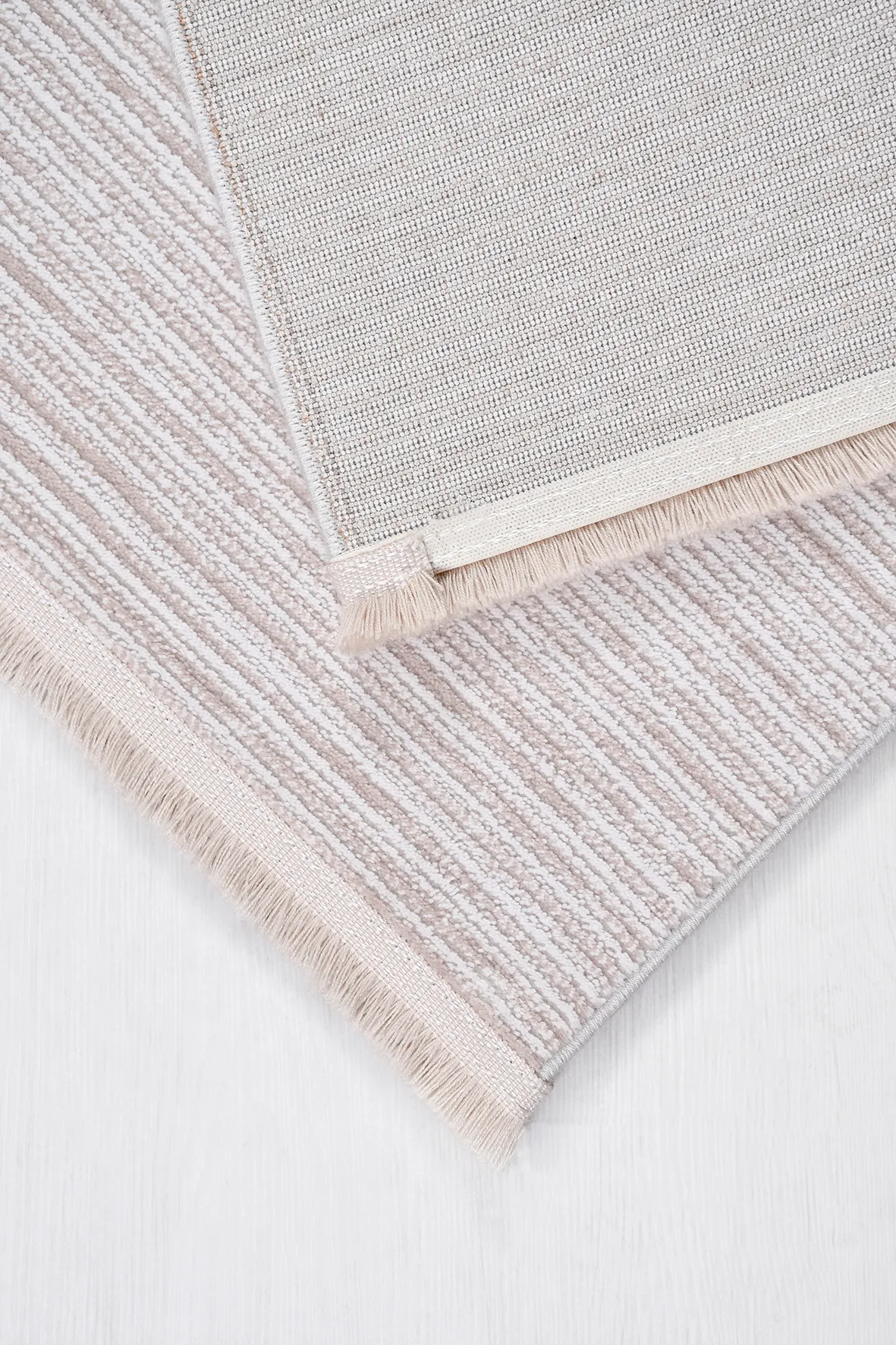 ARSİNA-Krem/Vizon - Özel Ölçü-Salon , Oturma Odası ve Koridor Halısı-Robot Süpürgeye Uyumlu-Kolay Temizlenebilir-Uygun Fiyat