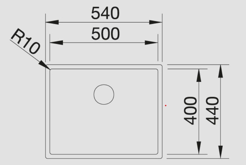 Blanco -  Claron 500 - IF - Paslanmaz Çelik Eviye