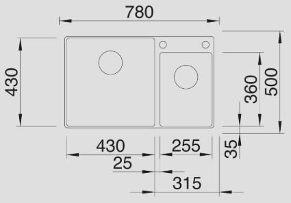 Blanco -  Legra 8 - Silgranit Eviye