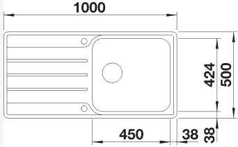 Blanco -  Lemis XL 6 S - IF - Paslanmaz Çelik Eviye 