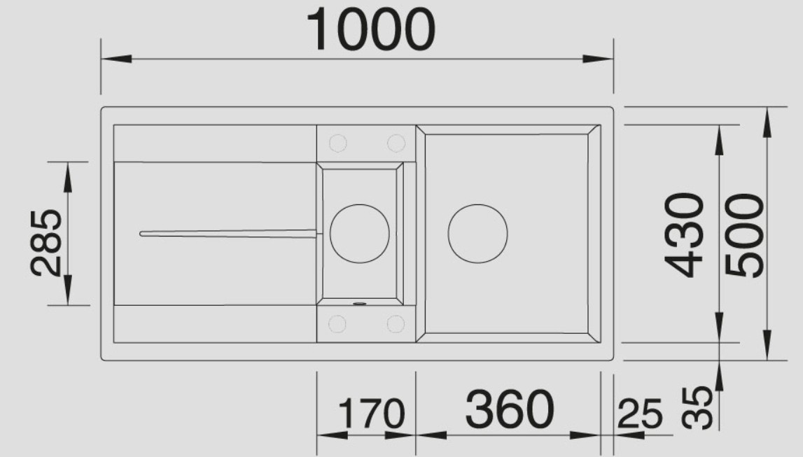 Blanco -  Metra 6 S -  Silgranit Eviye