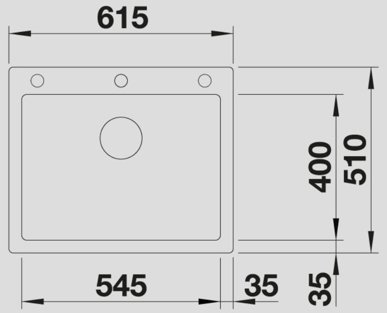 Blanco -  Pleon 6 -  Silgranit Eviye