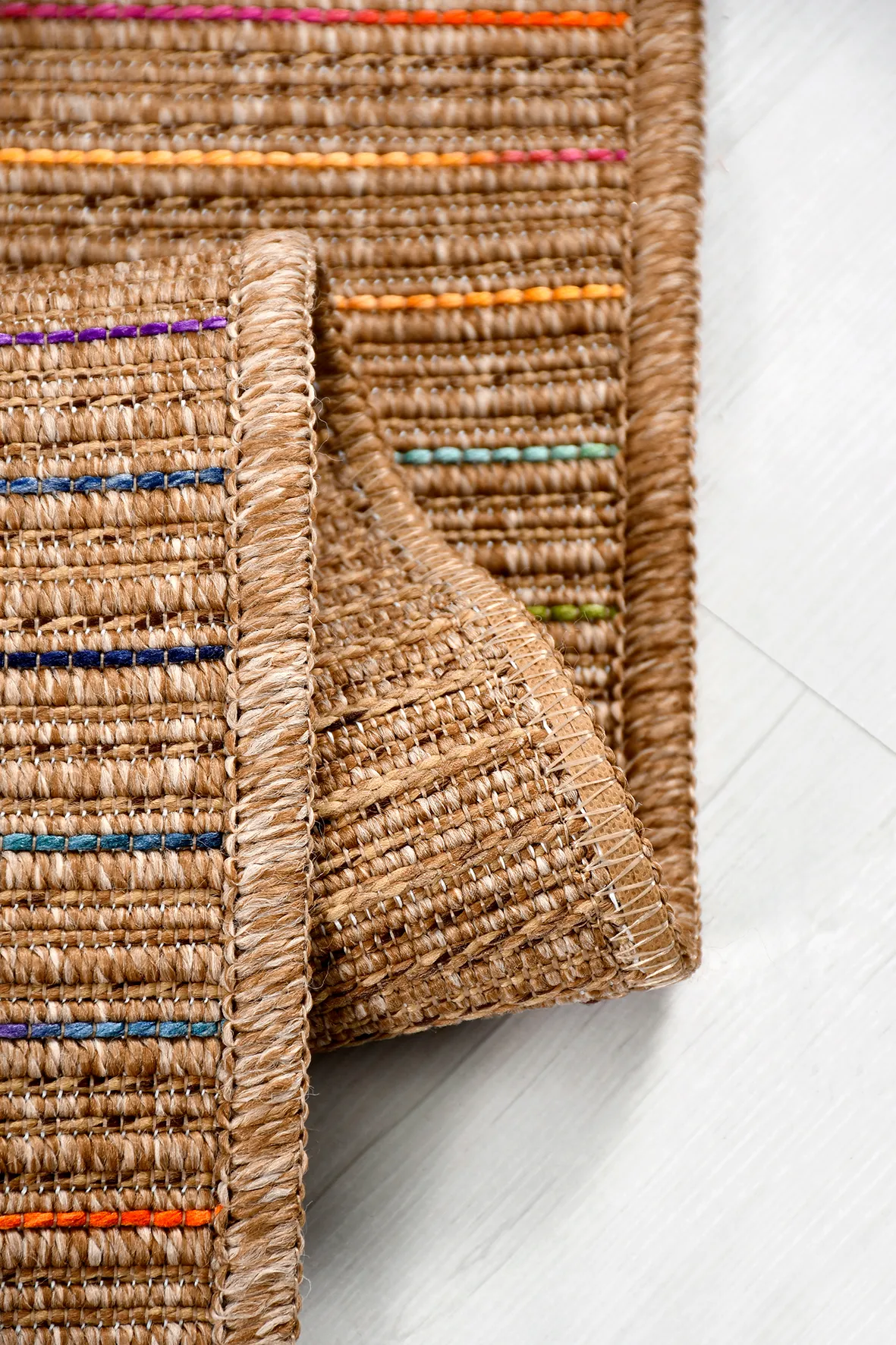 DAFNE-Kahve/mavi,mor,kırmızı - Özel Ölçü-Mutfak, Koridor-Kaydırmaz Taban-Robot Süpürgeye Uyumlu-Kolay Temizlenebilir-Uygun Fiyat