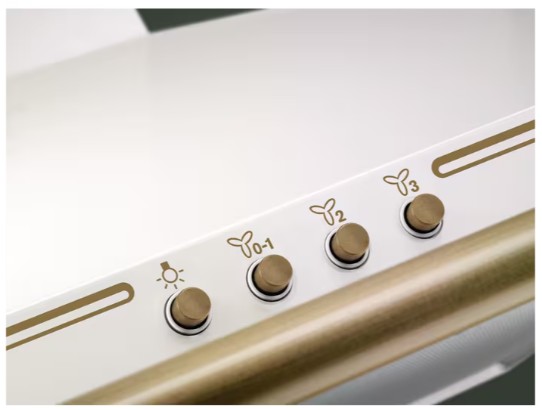 Electrolux - 300 Serisi  420 m³/h 60 cm Duvar Tipi Rococo Krem Rustik Davlumbaz