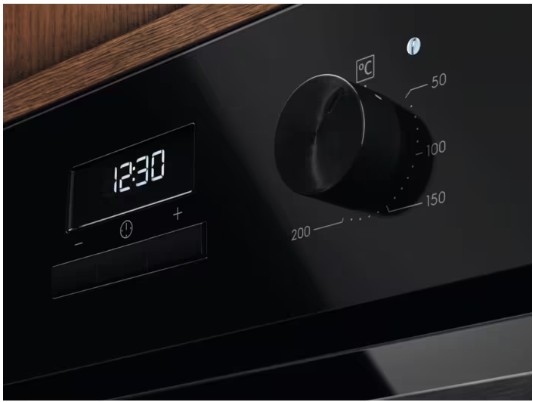 Electrolux - 300 Serisi Convection AquaClean Temizleme Sistemli 65 lt Siyah Ankastre Fırın