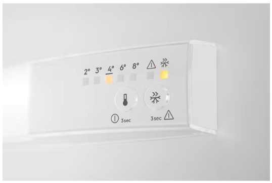 Electrolux - 500 Serisi ColdSense Dondurucusu Altta 269 lt Inverter Ankastre Low Frost Buzdolabı