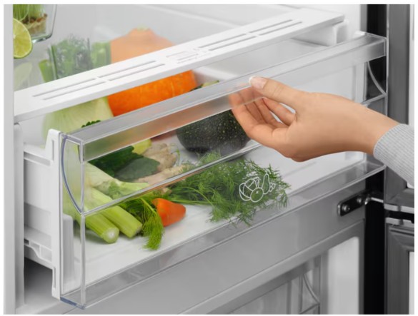 Electrolux - 600 Serisi TwinTech Dondurucusu Altta 341 lt Inverter Inox No Frost Buzdolabı