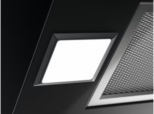 Electrolux - 700 Serisi Breeze 615 m³/h 90 cm Duvar Tipi Siyah Cam Davlumbaz