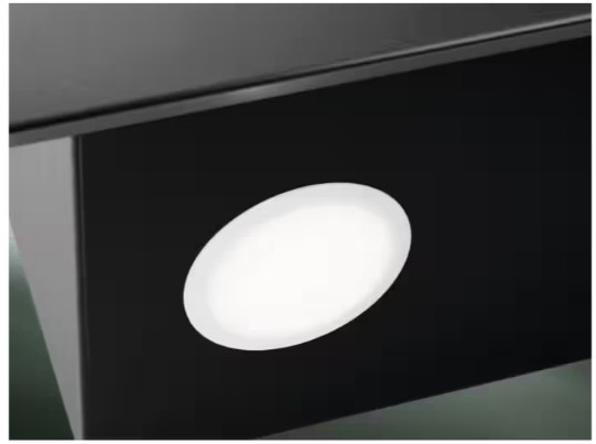 Electrolux - 700 Serisi Breeze 700 m³/h 90 cm Duvar Tipi Siyah Cam Davlumbaz
