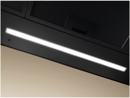 Electrolux - 700 Serisi Breeze 730 m³/h 60 cm Duvar Tipi Mat Siyah T Tasarım Davlumbaz