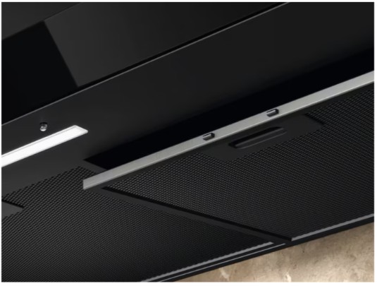 Electrolux - 700 Serisi Breeze 730 m³/h 90 cm Duvar Tipi Mat Siyah T Tasarım Davlumbaz