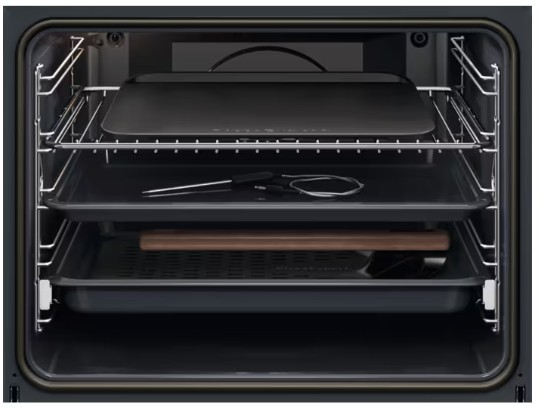 Electrolux - 700 Serisi MealAssist with PizzaExpert 72 lt Pirolitik Temizleme Siyah Ankastre Fırın