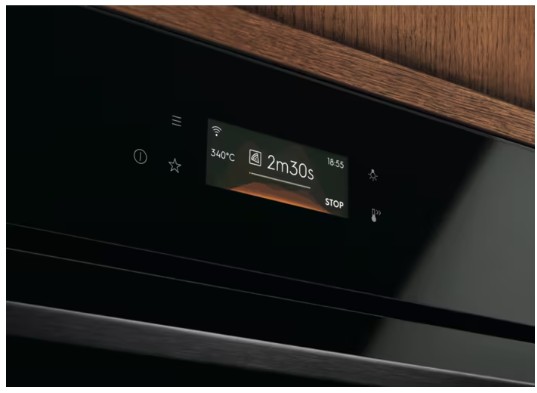 Electrolux - 700 Serisi MealAssist with PizzaExpert 72 lt Pirolitik Temizleme Siyah Ankastre Fırın