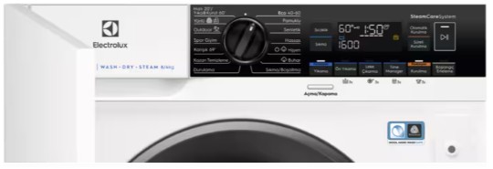 Electrolux - 700 Serisi SteamCare 8/4 kg 1600 Devir Ankastre Kurutmalı Çamaşır Makinesi