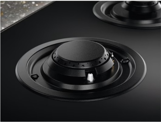 Electrolux - 800 Serisi FlameLight 90 cm Gazlı Siyah Cam Ankastre Ocak