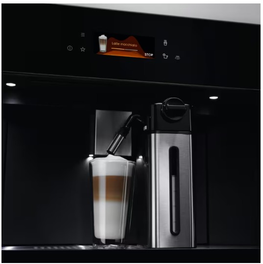 Electrolux - 900 Serisi 45 cm Siyah Ankastre Otomatik Kahve makinesi