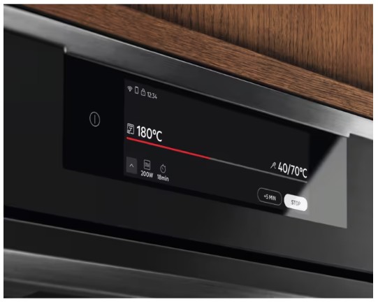 Electrolux - 900 Serisi CombiQuick® ProAssist Mikrodalgalı Wi- Fi 44 lt Mat Siyah 45 cm Kompakt Ankastre Fırın