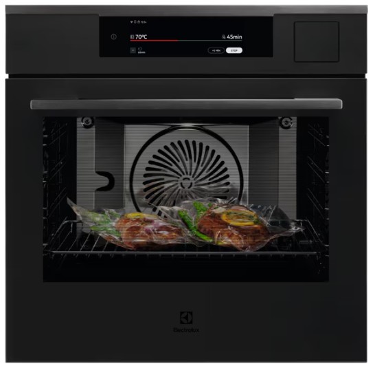 KOAAS3ST - Electrolux - 900 Serisi SteamPro Proassist Nem Sensörlü Buharlı Temizleme Sistemli Wi-Fi 70 lt Mat Siyah Ankastre Fırın