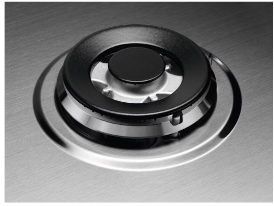 Electrolux - EasyClean yüzeyli 75 cm Gazlı Döküm Izgaralı WOK Inox Ankastre Ocak