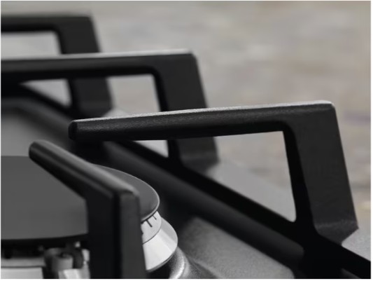 Electrolux - SpeedBurner 60 cm Gazlı Döküm Izgaralı WOK Siyah Emaye Ankastre Ocak
