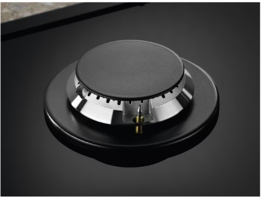 Electrolux - StepPower 60 cm Gazlı Döküm Izgaralı WOK Siyah Cam Ankastre Ocak