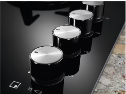 Electrolux - StepPower 60 cm Gazlı Döküm Izgaralı WOK Siyah Cam Ankastre Ocak
