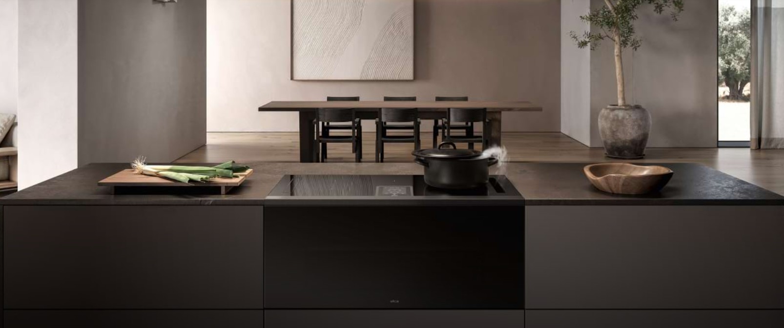 Elica - Lhov Combisteam BL/A/90 (Ocak-Fırın-Davlumbaz)