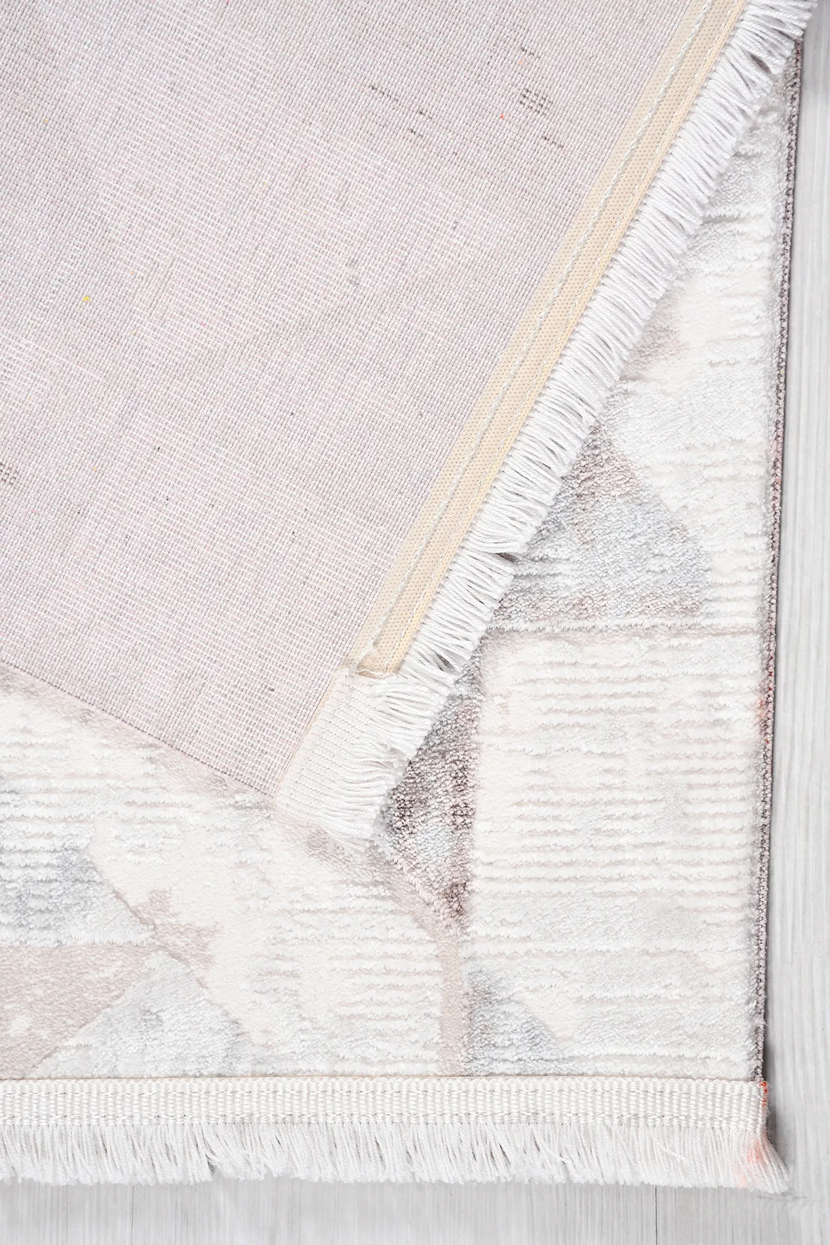 EYNA-Krem/Kahve - Özel Ölçü-Salon, Oturma Odası ve Koridor Halısı-Robot Süpürgeye Uyumlu-Kolay Temizlenebilir-Uygun Fiyat