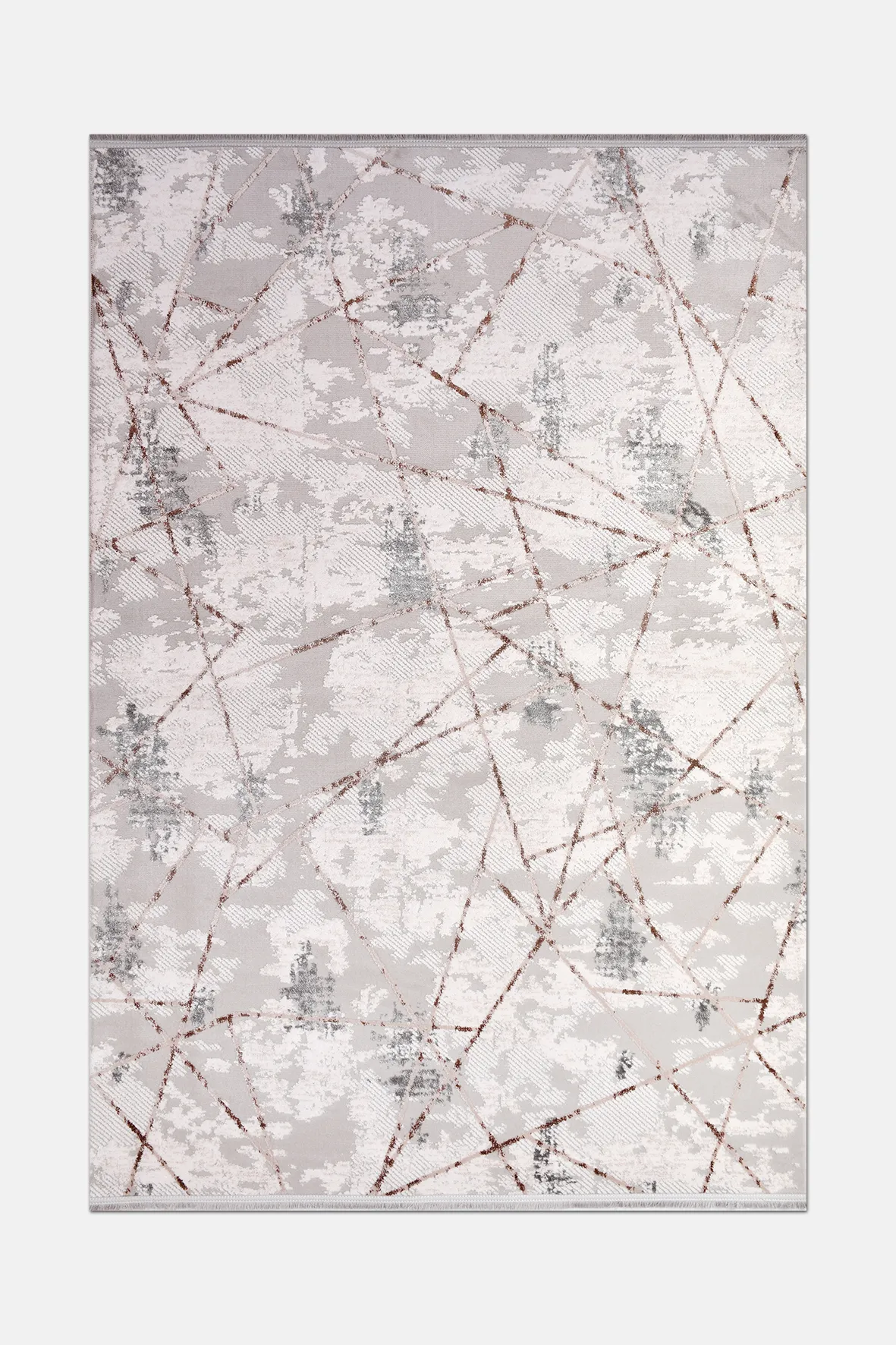 FİLORA-Krem/Kahve - Özel Ölçü-Salon, Oturma Odası ve Koridor Halısı-Robot Süpürgeye Uyumlu-Kolay Temizlenebilir-Uygun Fiyat