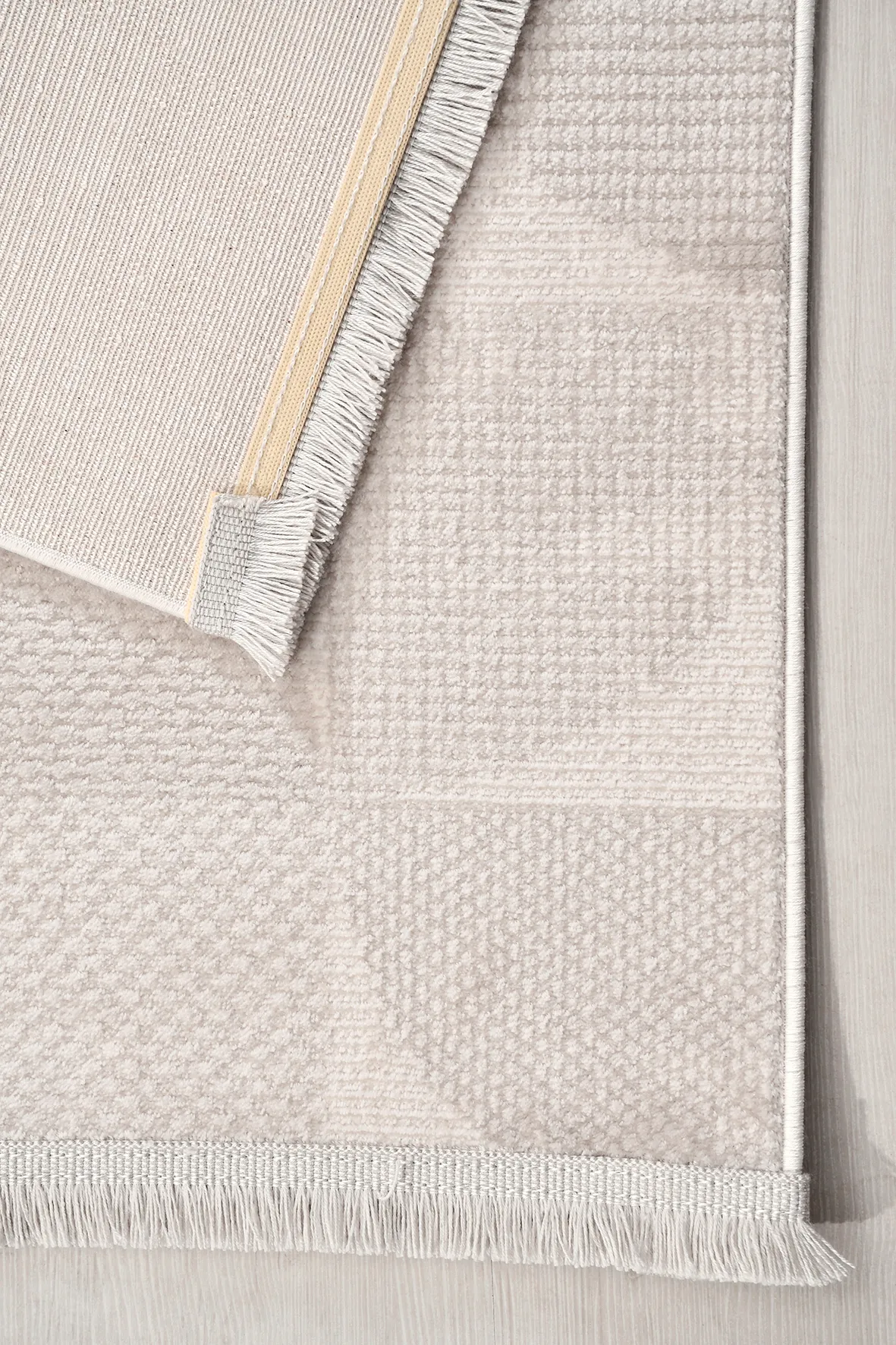 FREE-Vizon/Krem-Özel Ölçü-Salon,Oturma Odası ve Yatak Odası Halısı-Robot Süpürgeye Uyumlu-Kolay Temizlenebilir - Uygun Fiyat