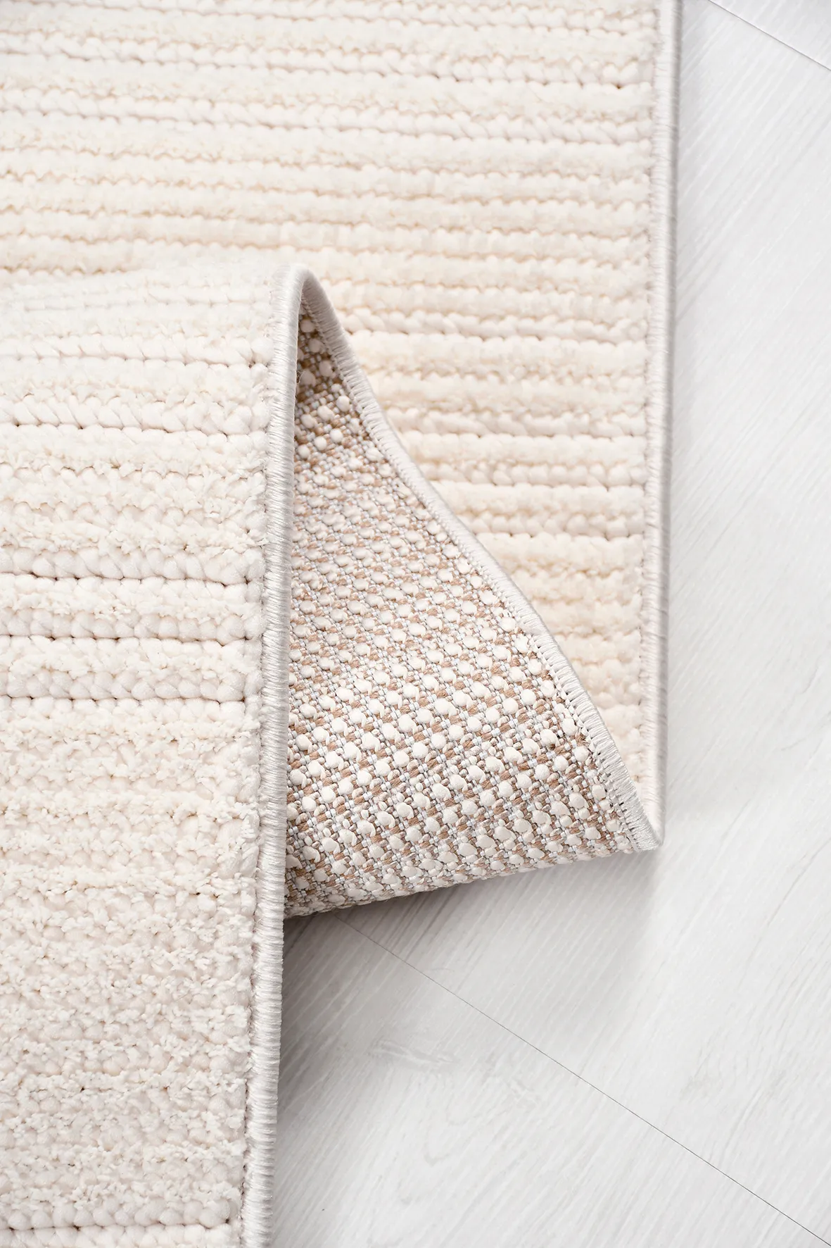 MARGİN-Beyaz - Özel Ölçü- Oturma Odası, Koridor, Yatak Odası Halısı- Robot Süpürgeye Uyumlu-Kolay Temizlenebilir- Uygun Fiyat