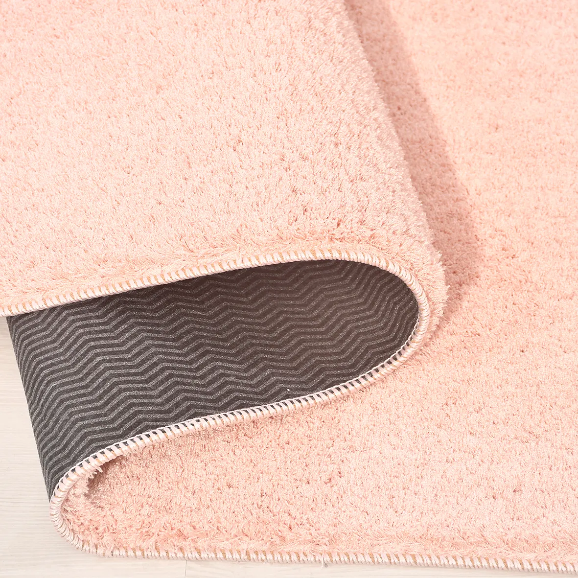 Mars-PEMBE-Premium Kadifemsi Halı Oturma Odası-Salon-Mutfak-Kaymaz Taban -Yıkanabilir-Modern