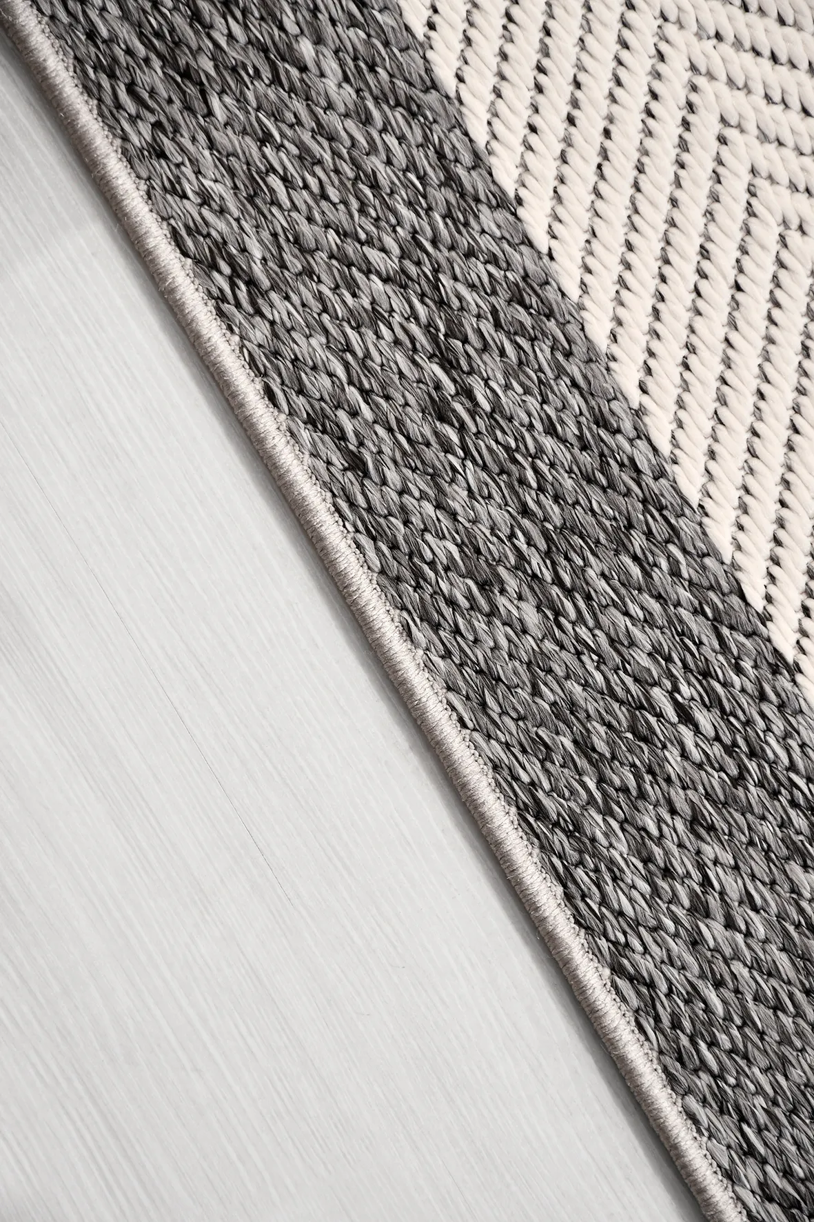 MİLA -Krem/Antrasit -Özel Ölçü-Mutfak,Koridor-Kaydırmaz Taban- Robot Süpürgeye Uyumlu-Kolay temizlenebilir-Sisal - Uygun Fiyat