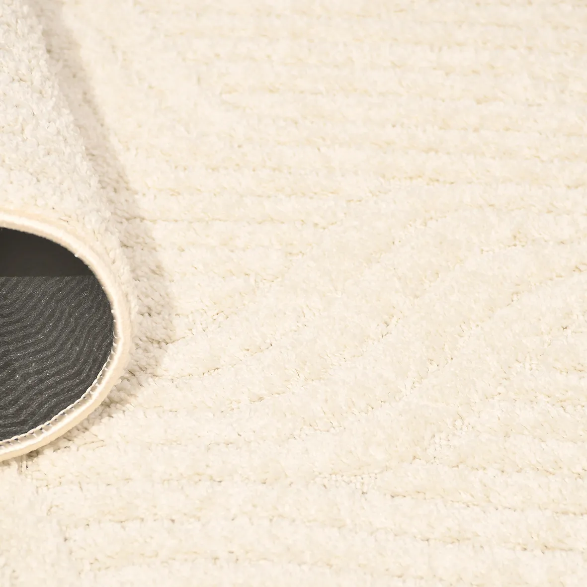 MODA- Krem Halı-Salon-Oturma Odası-Mutfak-Yıkanabilir-Robot Süpürge-Kaymaz Taban-Modern