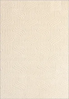 MODA- Krem Halı-Salon-Oturma Odası-Mutfak-Yıkanabilir-Robot Süpürge-Kaymaz Taban-Modern