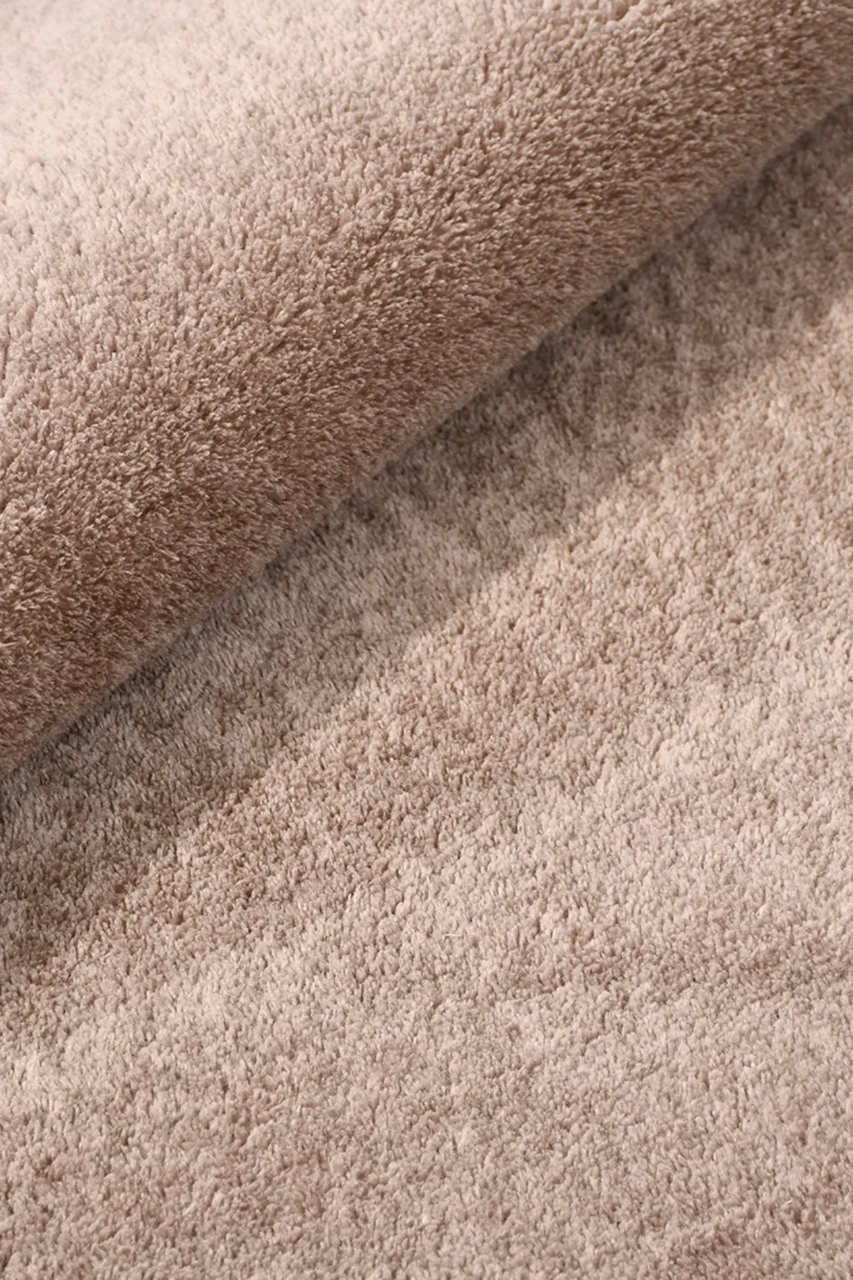 POLY Peluş Post Şeklinde Halı-Vizon/Kahve- Salon-Antre-Oturma Odası-Yumuşak-Kaymaz Taban-Yıkanabilir–Modern-Uygun Fiyat