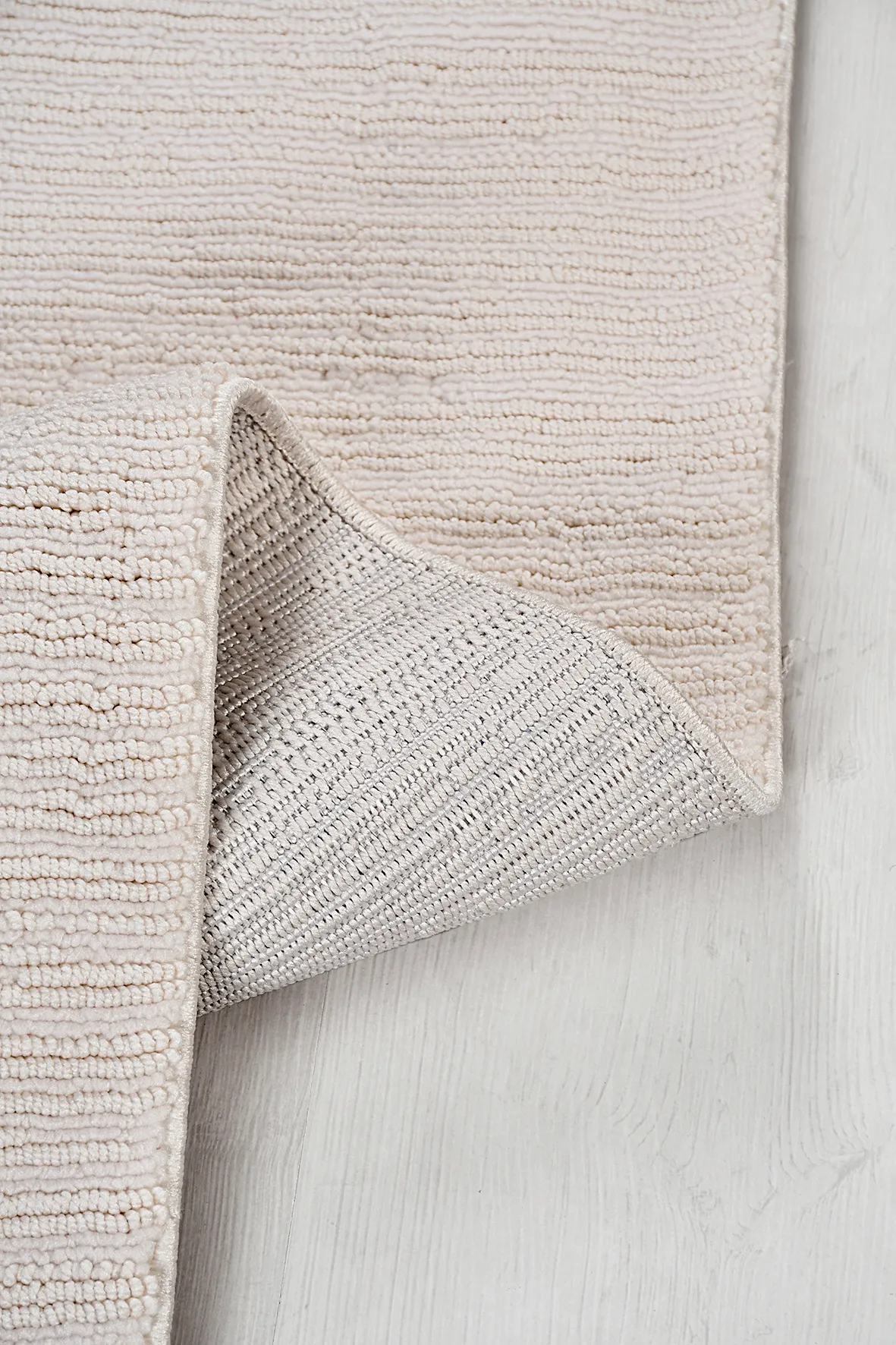 ROSA-Krem- Özel Ölçü- Oturma Odası, Koridor, Yatak Odası Halısı- Robot Süpürgeye Uyumlu-Kolay Temizlenebilir- Uygun Fiyat