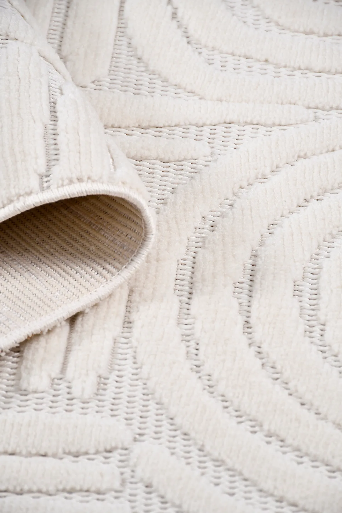 TİGANA-Krem- Özel Ölçü-Salon, OturmaOdası ve Koridor Halısı-Robot Süpürgeye Uyumlu-Kolay Temizlenebilir-Uygun Fiyat