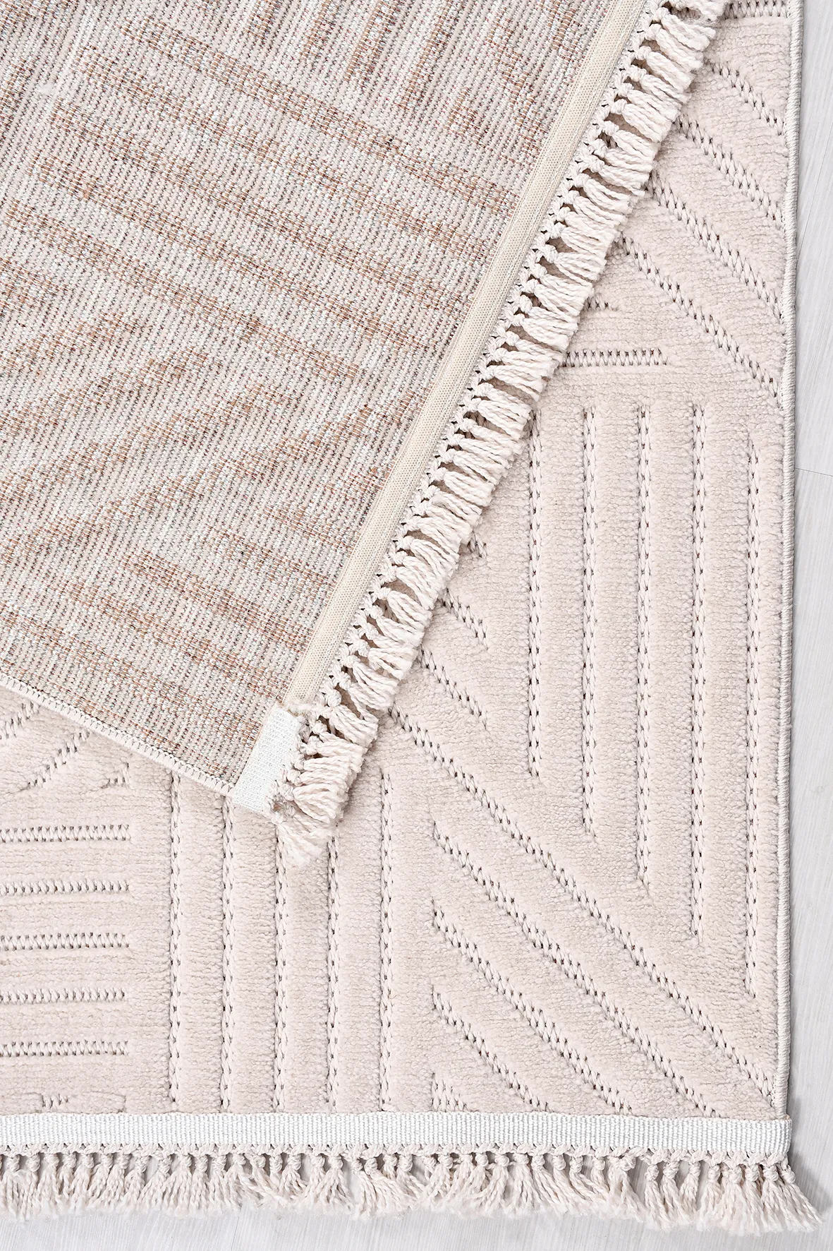 TİGANA-Vizon - Özel Ölçü-Salon, OturmaOdası ve Koridor Halısı-Robot Süpürgeye Uyumlu-Kolay Temizlenebilir-Uygun Fiyat