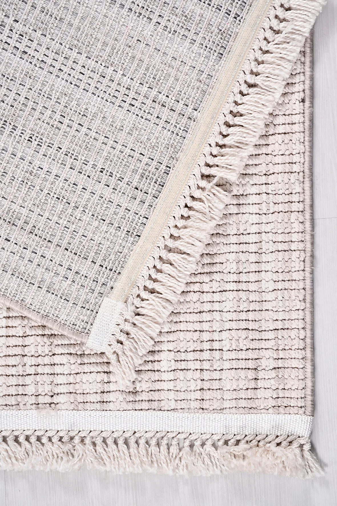 TUNA-Vizon/Bej- Özel Ölçü-Oturma Odası,Koridor halısı-Robot Süpürgeye Uyumlu-Kolay Temizlenebilir-Uygun Fiyat-dekoratif-bukleli