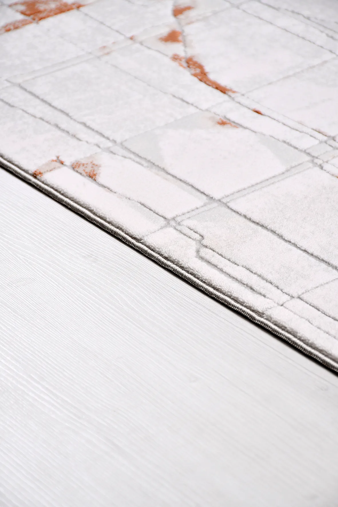 VALORİA-Bej/Kahve- Özel Ölçü-Salon,Oturma Odası ve Koridor Halısı-Robot Süpürgeye Uyumlu-Kolay Temizlenebilir-Uygun Fiyat