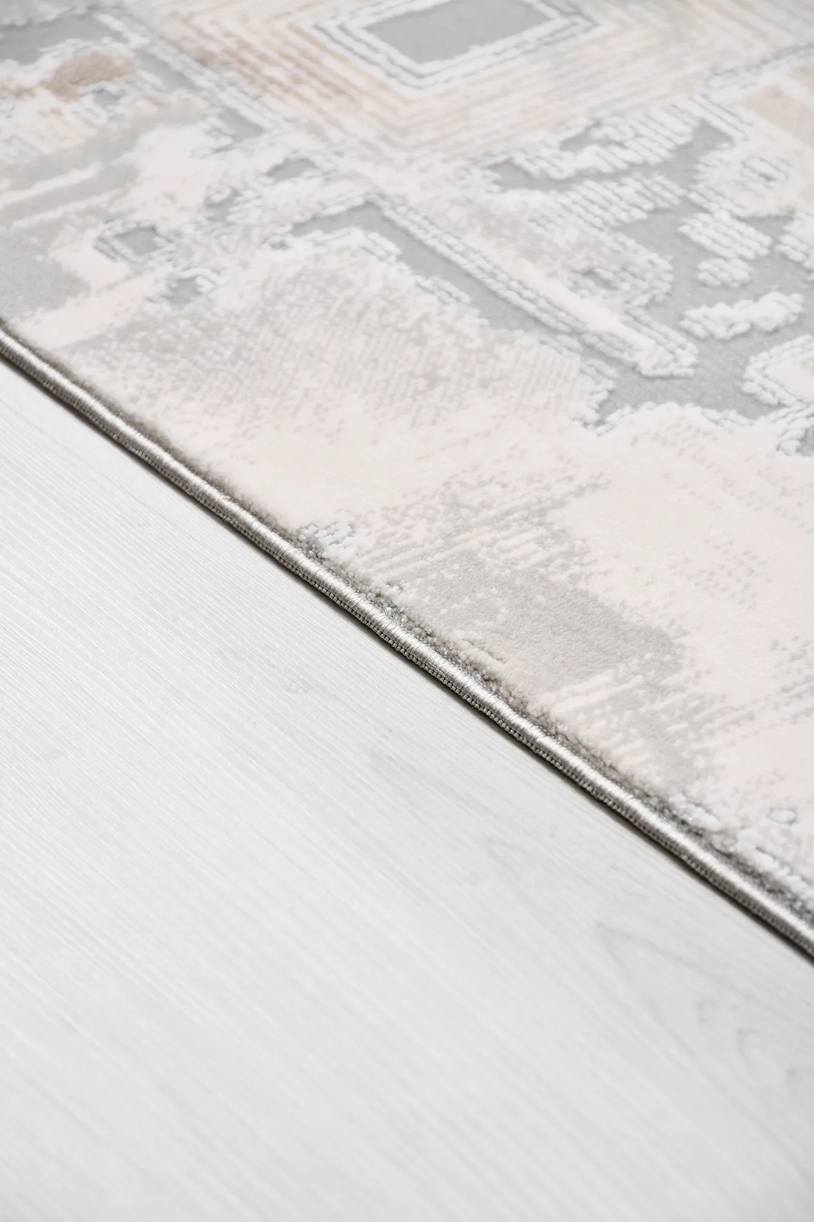 VALORİA-Krem/Kahve  - Özel Ölçü-Salon,Oturma Odası ve Koridor Halısı-Robot Süpürgeye Uyumlu-Kolay Temizlenebilir-Uygun Fiyat