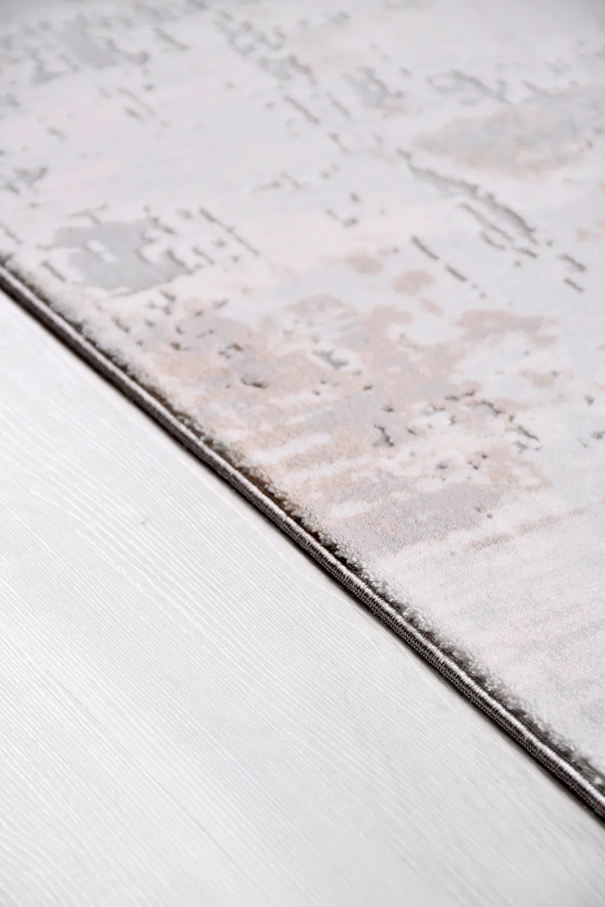 VALORİA-Vizon/Gri - Özel Ölçü-Salon,Oturma Odası ve Koridor Halısı-Robot Süpürgeye Uyumlu-Kolay Temizlenebilir-Uygun Fiyat