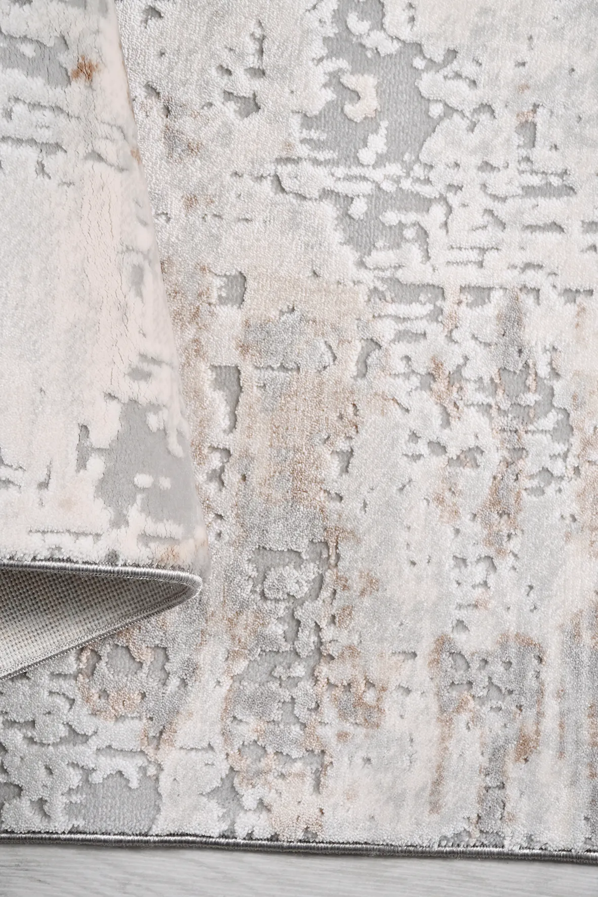 VALORİA-Vizon/Gri - Özel Ölçü-Salon,Oturma Odası ve Koridor Halısı-Robot Süpürgeye Uyumlu-Kolay Temizlenebilir-Uygun Fiyat