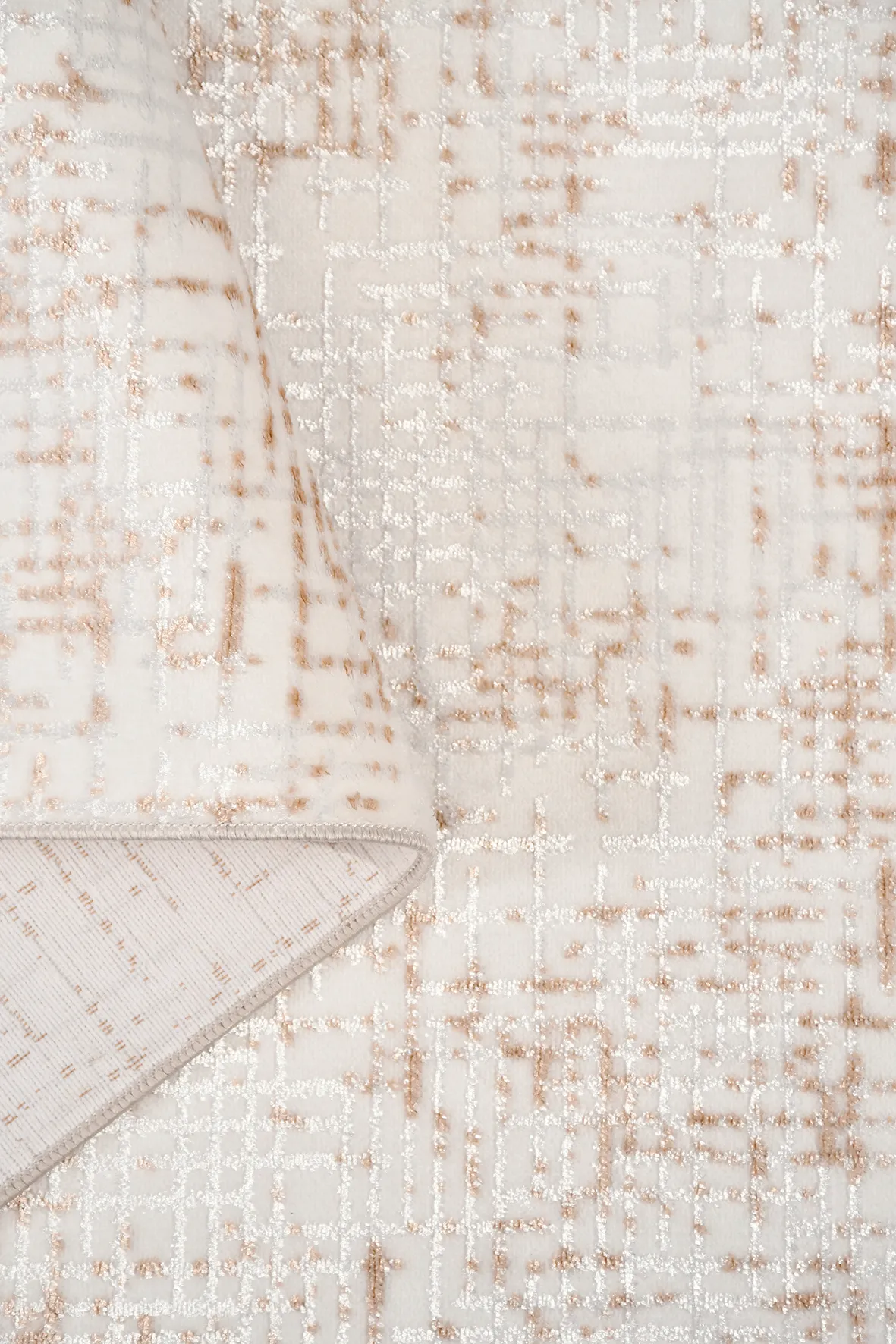 WİNS-Vizon/Krem -Özel Ölçü-Salon,Oturma Odası ve Yatak Odası Halısı-Robot Süpürgeye Uyumlu-Kolay Temizlenebilir - Uygun Fiyat